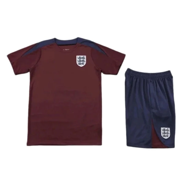 2425 England Training clothes suit Short sleeve Fan version